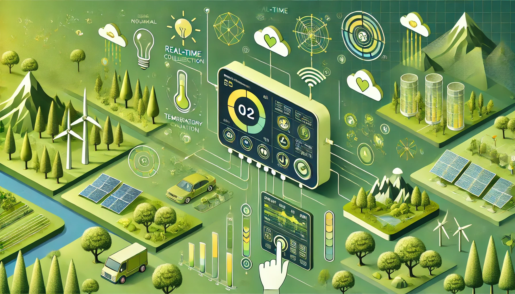 Real-time environmental data collection